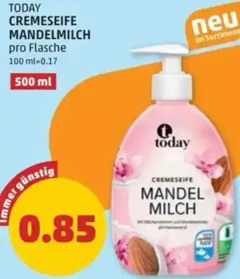 PENNY Cremeseife mandelmilch Angebot