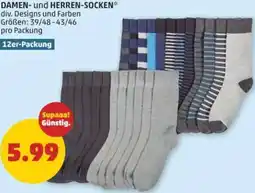 PENNY Damen- und herren-socken Angebot