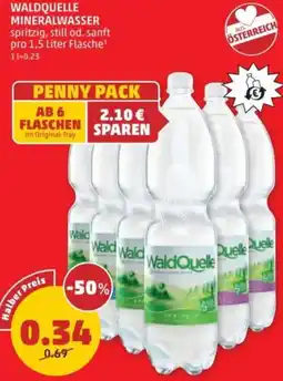 PENNY Waldquelle mineralwasser Angebot