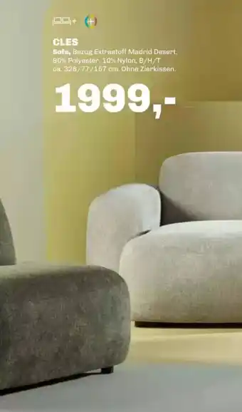 Möbel Ludwig CLES Sofa Angebot