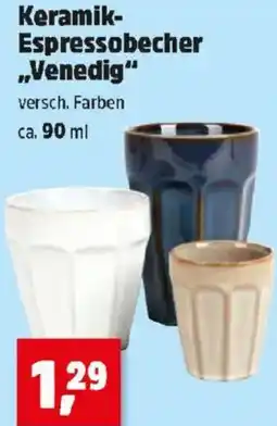 Thomas Philipps Keramik- Espressobecher Venedig Angebot