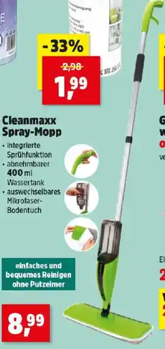 Thomas Philipps Cleanmaxx Spray-Mopp Angebot