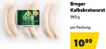 Eurogast Grissemann Broger Kalbsbratwurst Angebot