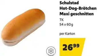 Eurogast Grissemann Schulstad Hot-Dog-Brötchen Maxi geschnitten Angebot