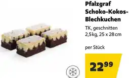 Eurogast Grissemann Pfalzgraf Schoko-Kokos- Blechkuchen Angebot