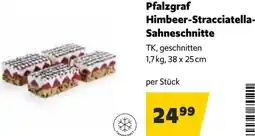 Eurogast Grissemann Pfalzgraf Himbeer-Stracciatella- Sahneschnitte Angebot