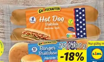 Lidl Grafschafter Hot Dog Brötchen Angebot