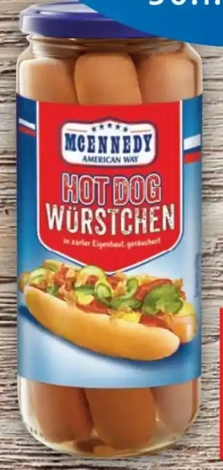 Lidl Mcennedy Hot Dog Würstchen Angebot