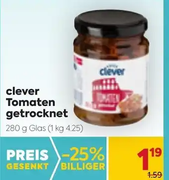 Billa Clever Tomaten Getrocknet 280 g Angebot