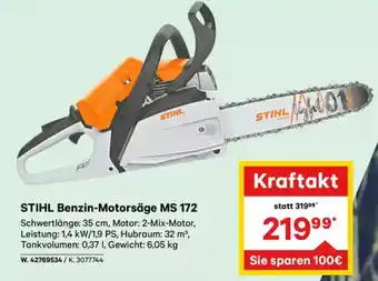 Lagerhaus Graz Land STIHL Benzin-Motorsäge MS 172 Angebot