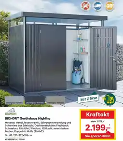 Lagerhaus Graz Land Biohort gerätehaus highline Angebot