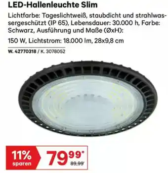 Lagerhaus Graz Land LED-Hallenleuchte Slim Angebot