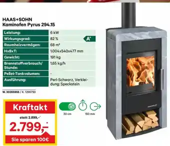 Lagerhaus Graz Land HAAS+SOHN Kaminofen Pyrus 294.15 Angebot