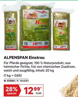 Lagerhaus Graz Land Alpenspan einstreu Angebot