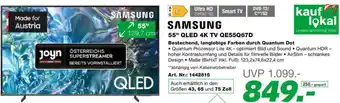 EP 55" QLED 4K TV QE55Q67D Angebot