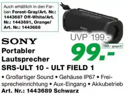 EP Portabler Lautsprecher SRS-ULT 10 - ULT FIELD 1 Angebot