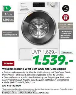 EP Waschmaschine WWI 880 WCS 125 GalaEdition Angebot