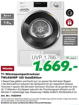 EP T1 Wärmepumpentrockner TWL680WP 125 GalaEdition Angebot