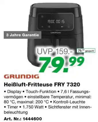 EP Heißluft-Fritteuse FRY 7320 Angebot