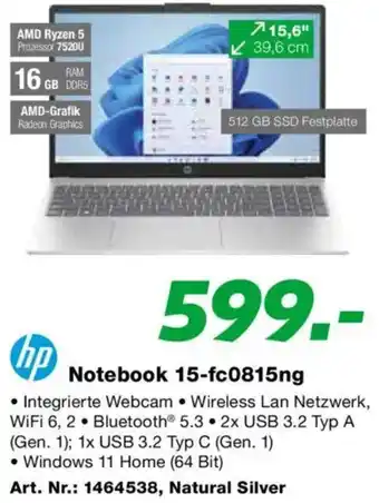 EP Notebook 15-fc0815ng Angebot