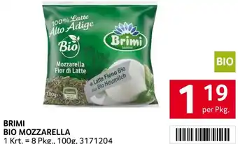 Transgourmet Brimi bio mozzarella Angebot