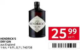 Transgourmet Hendrick's dry gin Angebot