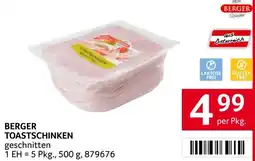 Transgourmet Berger toastschinken geschnitten Angebot