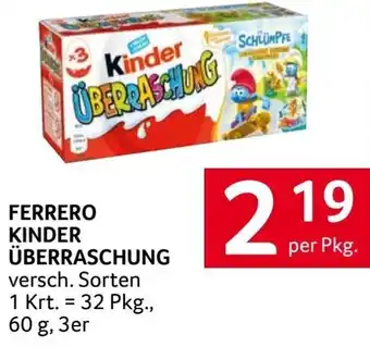 Transgourmet Ferrero kinder überraschung Angebot