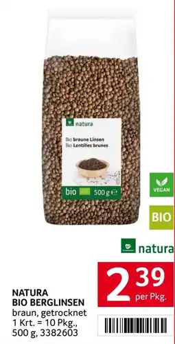 Transgourmet Natura bio berglinsen Angebot