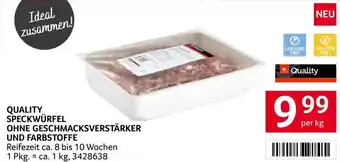 Transgourmet Quality speckwürfel ohne geschmacksverstärker und farbstoffe Angebot