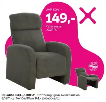 Mömax Relaxsessel „KORFU" Angebot