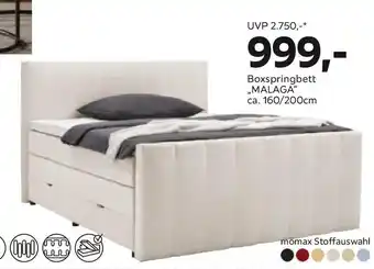 Mömax Boxspringbett „MALAGA" Angebot