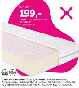 Mömax Komfortschaummatratze,,runner", Angebot