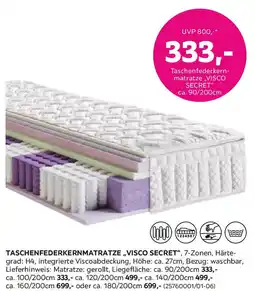 Mömax Taschenfederkernmatratze,,visco secret", Angebot