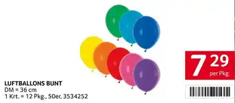 Transgourmet Luftballons bunt Angebot