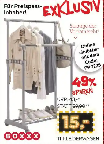 XXXLutz kleiderwagen Angebot