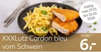 XXXLutz XXXLutz Cordon bleu vom Schwein Angebot