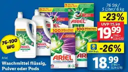 Lidl Waschmittel flüssig, Pulver oder Pods Angebot