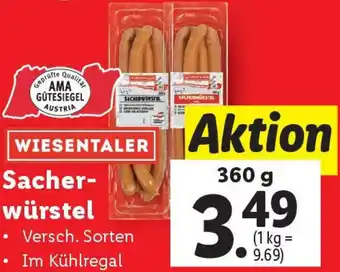 Lidl Sacher- würstel Angebot