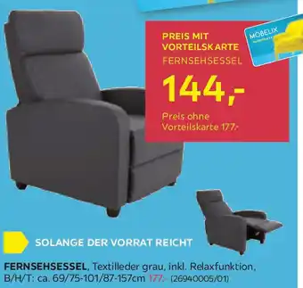 Möbelix Fernsehsessel Angebot