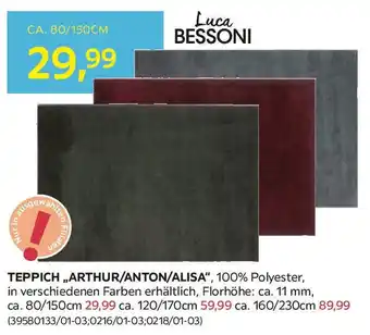 Möbelix Teppich „arthur/anton/alisa" Angebot