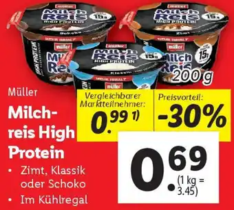 Lidl Milch- reis High Protein Angebot