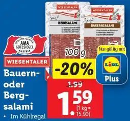 Lidl Bauern- oder Berg-salami Angebot