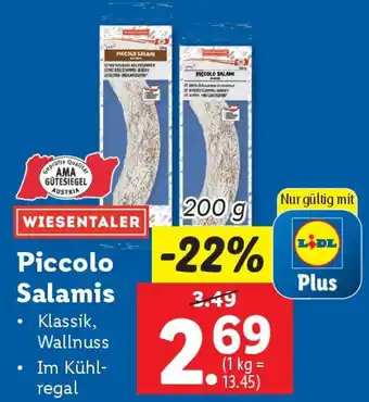 Lidl Piccolo Salamis Angebot