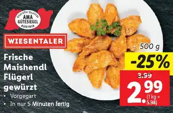 Lidl Frische Maishendl Flügerl gewürzt Angebot