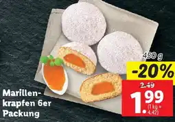 Lidl Marillen- krapfen 6er Packung Angebot