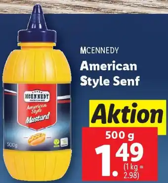 Lidl American Style Senf Angebot