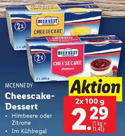 Lidl Cheescake- Dessert Angebot