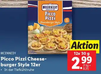 Lidl Picco Pizzi Cheese- burger Style 12er Angebot