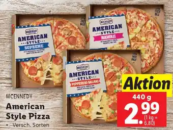 Lidl Mcennedy american style pizza Angebot